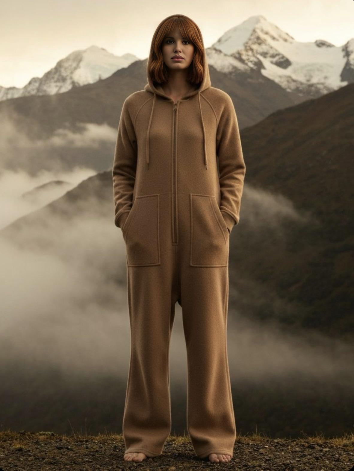 Vicuña Hooded Onesie - Loose Fit
